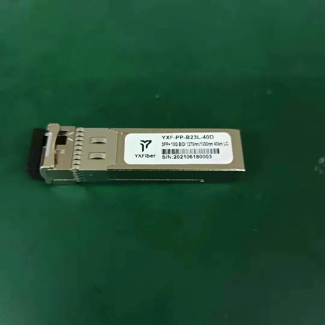 Transceiver 10g Bidirectional Fiber Optic Module Wavelength Rx1270nm/Tx 1330nm 40km Distrance