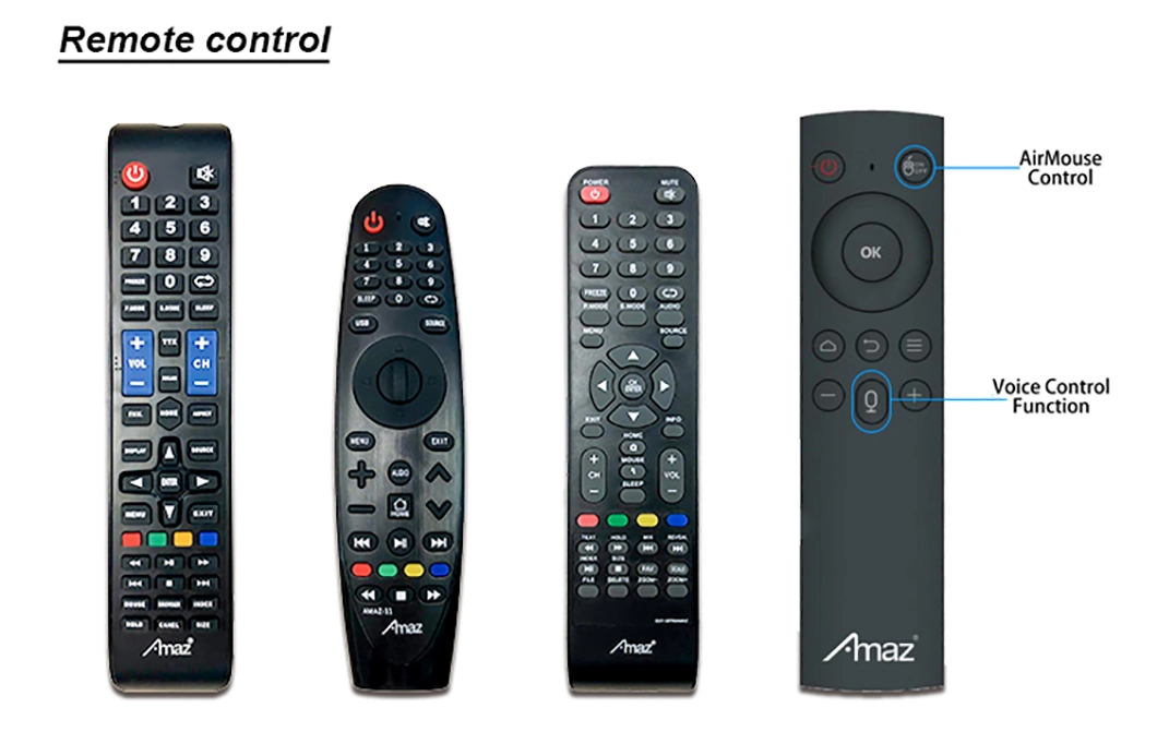 Amaz 4K UHD Voice Control 55 65 75 85 Inch TV Smart Televisions Smart WiFi 1g+8g TV