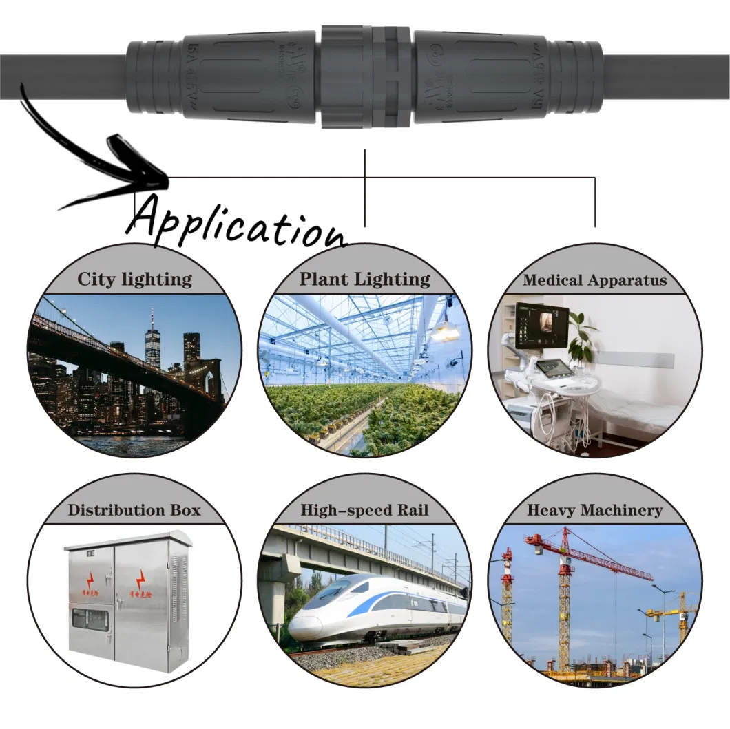 M29 Screw Terminal 4 Pin Waterproof Automotive Connectors for Automobile Industry Connection