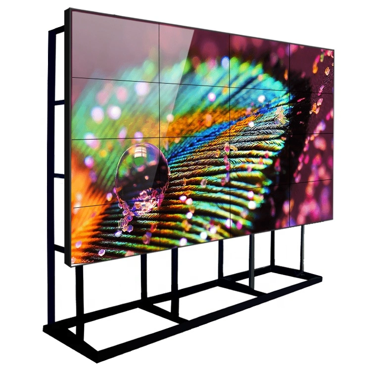 49inch 55inch LCD Video Wall 4K Resolution AG Glass Display