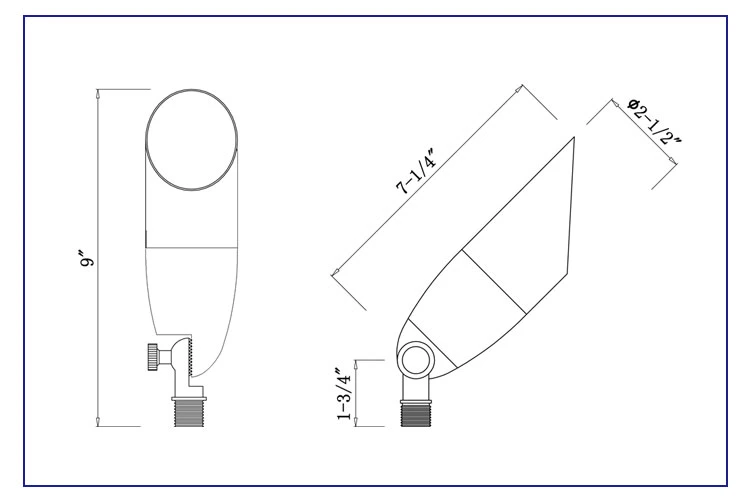 Brass Fixture for Landscape Lighting