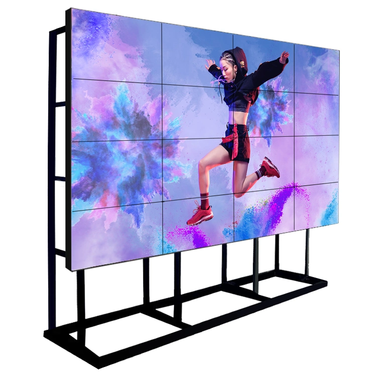 49inch 55inch LCD Video Wall 4K Resolution AG Glass Display