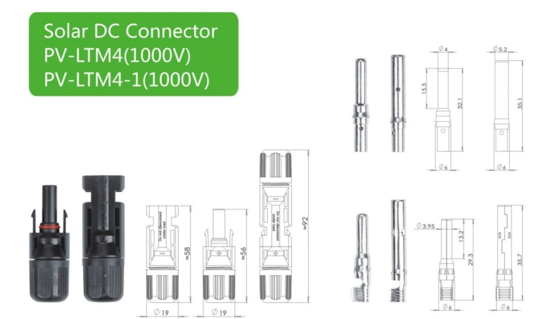 PV System Solar Panel Connector Solar Cable Connector