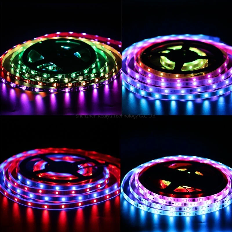 Digital Addressable Point IP67 RGB Programmable Strip Ws 2811 RGB Pixel LED Light with Dream Color Decoration Lights