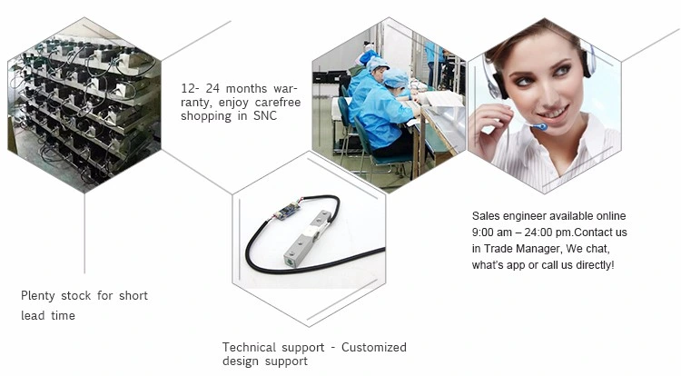 3 Wires Half Bridge Load Cell 4PCS 50kg 200kg Body Scale Load Cell Weight Sensor + Hx711 Ad Weighing Module