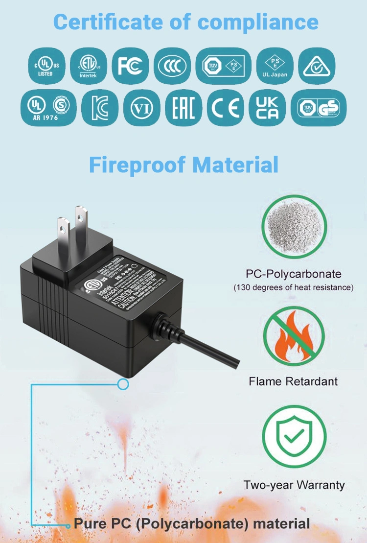 Embedded Heater Cigarette Universal Frequency 110VDC Enclosed Computer Equipment Rcm High Voltage DVD Samsung TV Power Supply Adapter