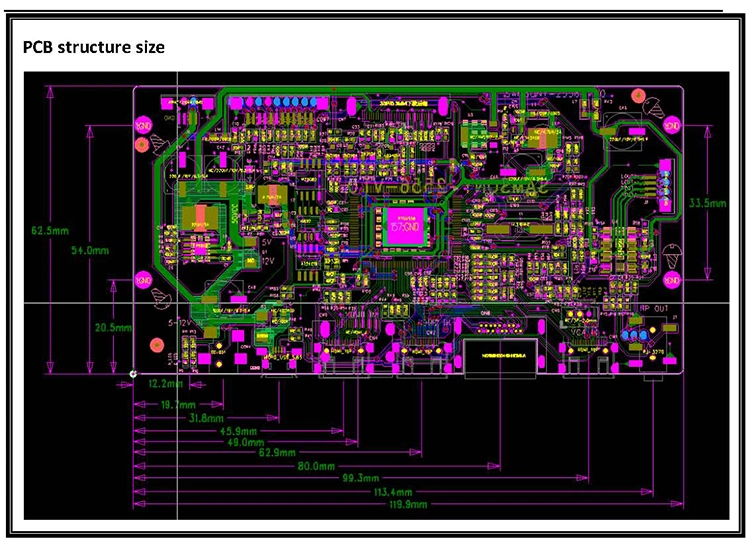 Universal DTV Board Edp Screen HD Type C Wireless Transmit Thickness 5mm One Wire Through All LCD TV Main Board