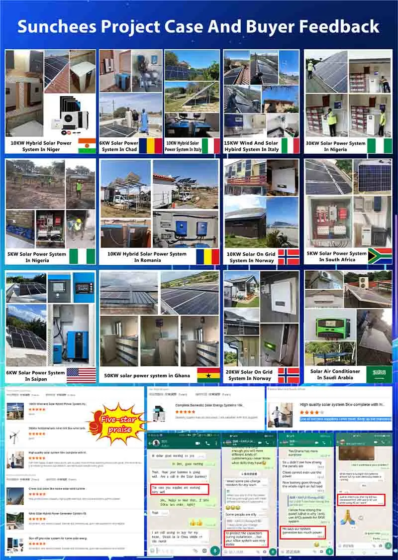 10kw Solar Power System with 30kwh Lithium Battery Bank for Home Use