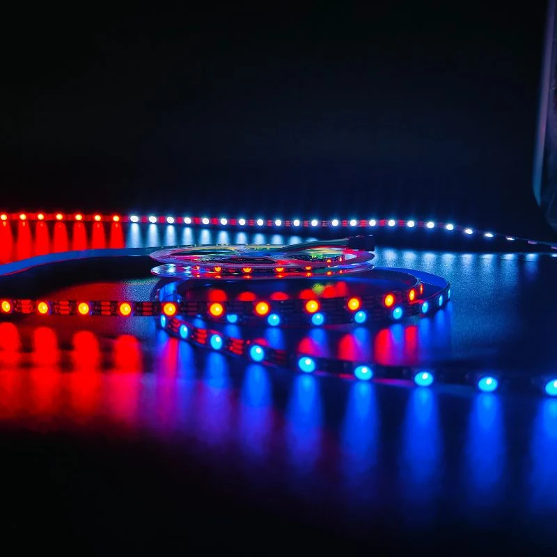 Ws2812 Smart RGB LED Strip Ws2812 Individually Addressable LED Light 60LEDs