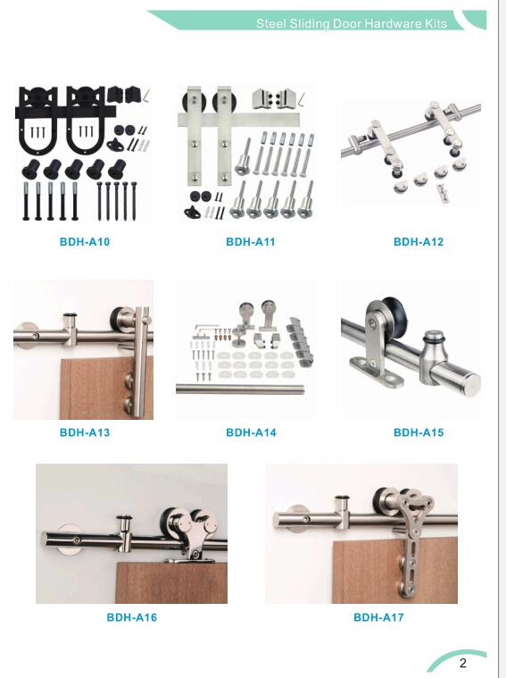 6FT Mini Sliding Barn Door Hardware Kit - Perfect for Cabinets, TV Stands, Closets - 1.5m 100% Steel One-Piece Track