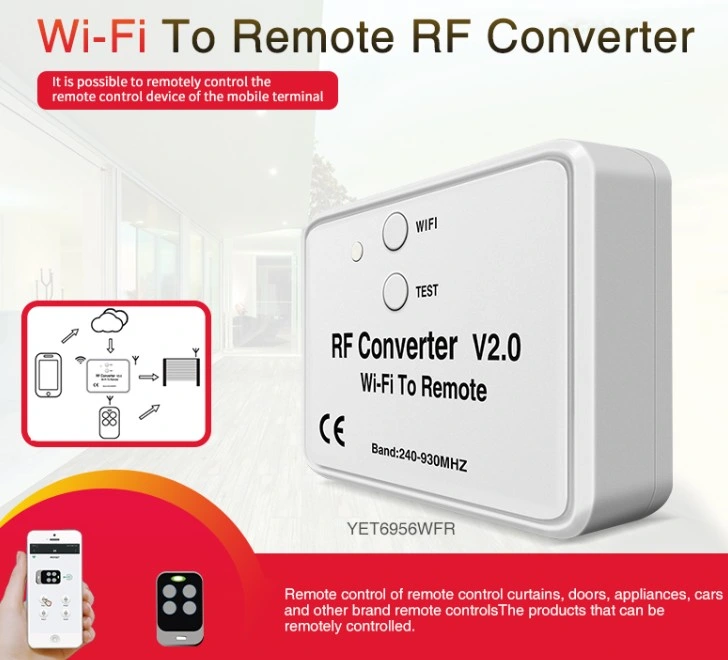 Universal Long Distance WiFi to IR RF Remote Control 300-868MHz Yet6956