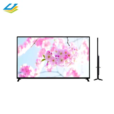 Guangzhou vidrio templado LCD TV 32 40 42 55 65 TV LCD Android 4K Thin Smart Full HD