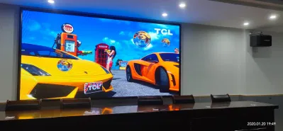 Sala de reuniones de alta gama como telón de fondo TV P4 módulos LED SMD