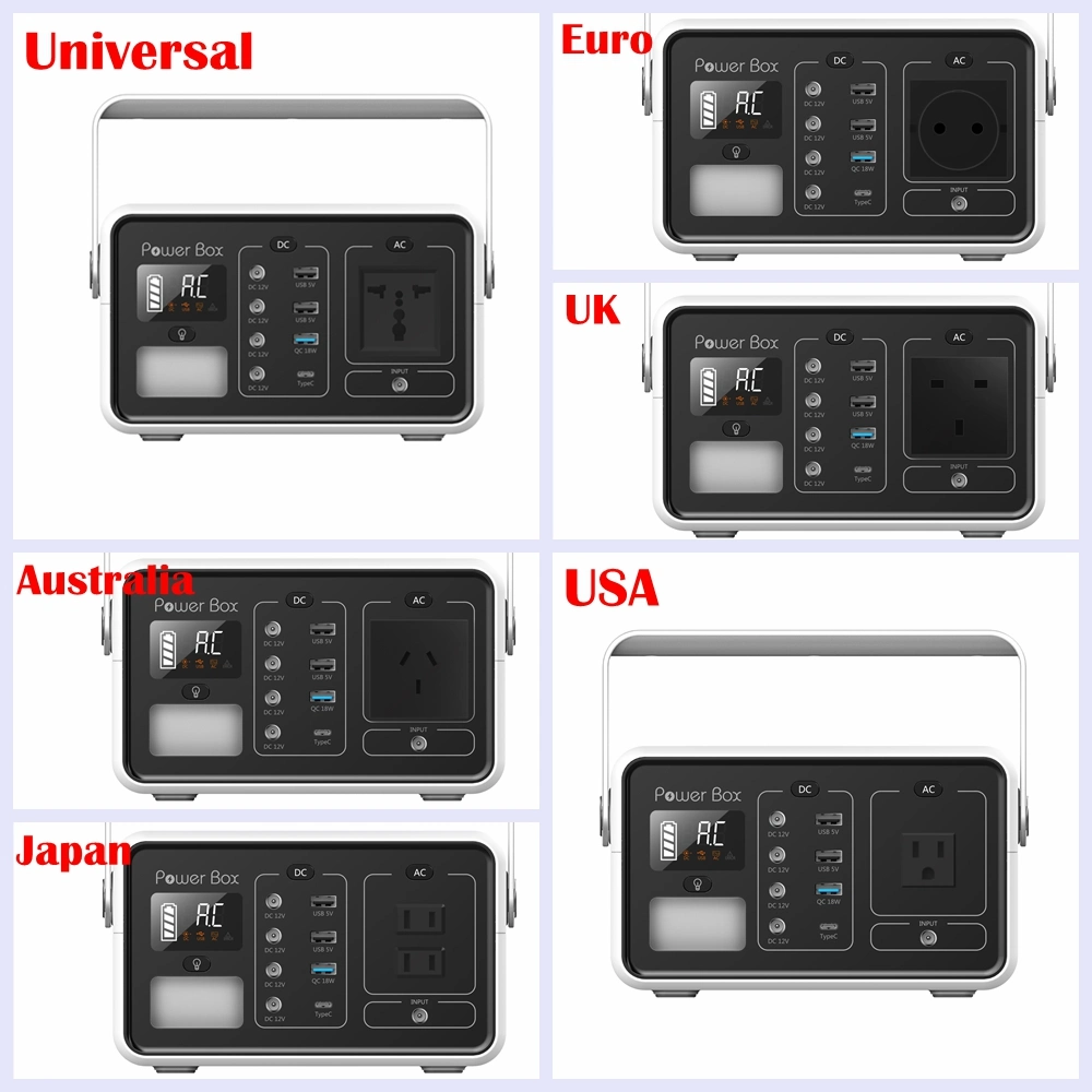 Solar Generator Portable Power Station Built-in 220V Inverter for Emergency Power Supply