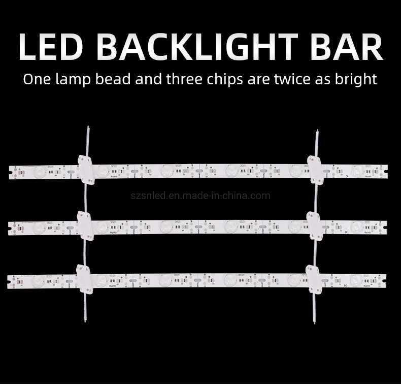 SMD 3030 12LEDs DC 12V / 24V Diffuse Reflection TV Backlight LED Rigid Bar