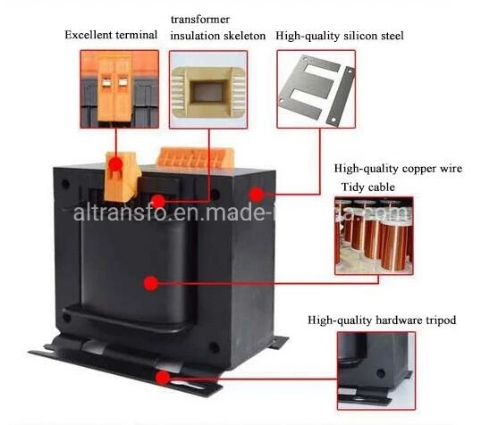 Single phase isolation transformer IP00 JBK 380V to 220V