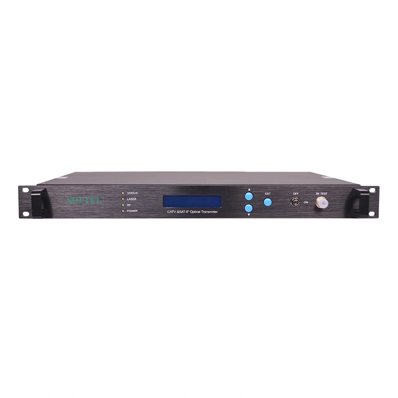 High Quality Digital Optical TV Transmitter Equipment AGC/Mgc