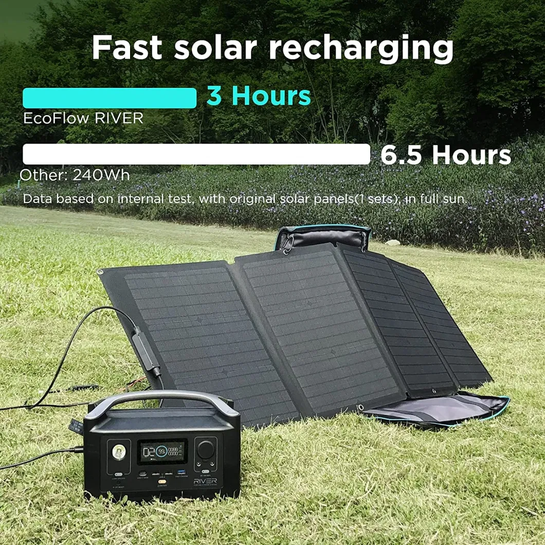 220-240V 600W Solar Generator Battery Charger LED Light 20000mAh Portable Solar Power Station Outdoor Energy Power Supply 720wh