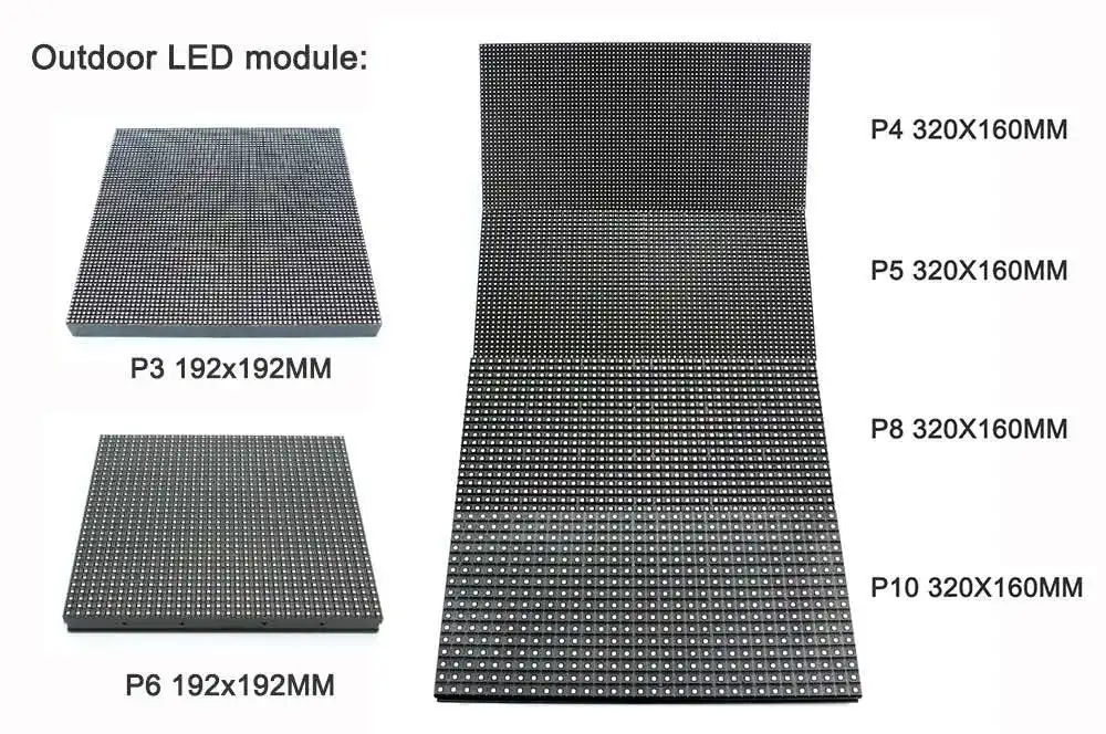 Advertising TV Panel SMD272 7 P5 RGB Full Color LED Display Board Module