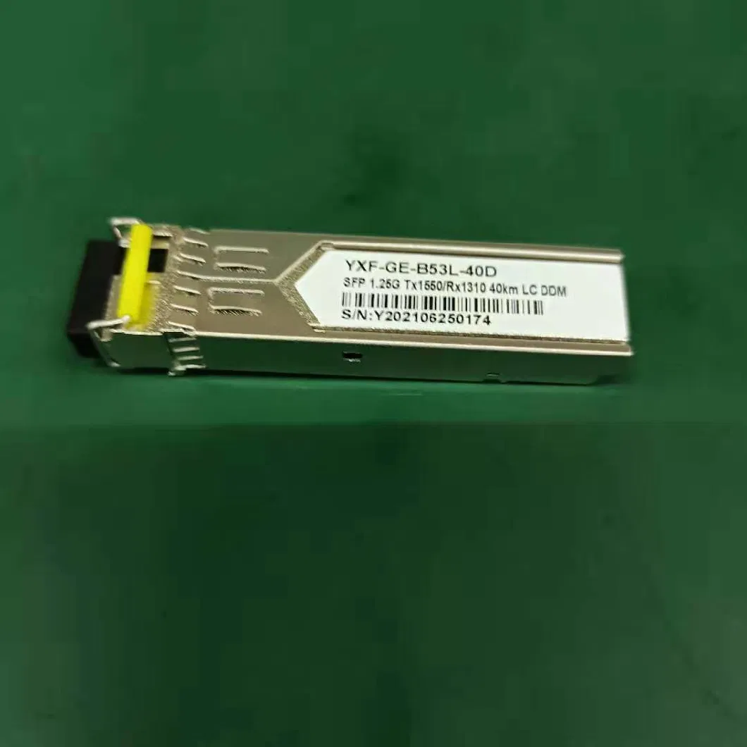 LC SFP Transceiver 1.25g Tx1550nm/Rx1310nm 40km Bidi SFP Module