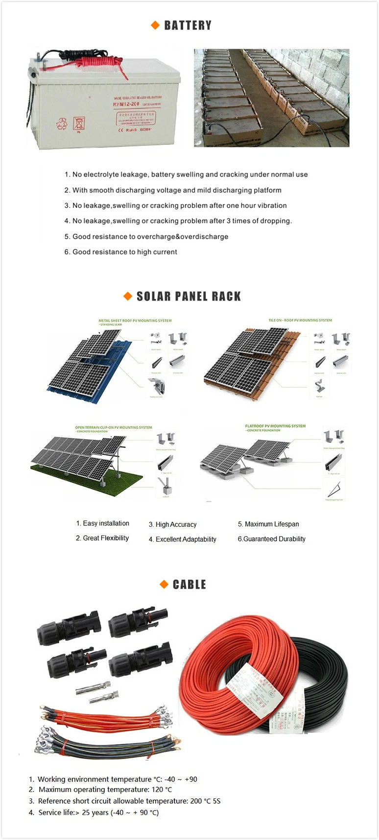 Home Use 10kw Monocrystalline Silicon Solar Cells Solar Power Kits Factory Price