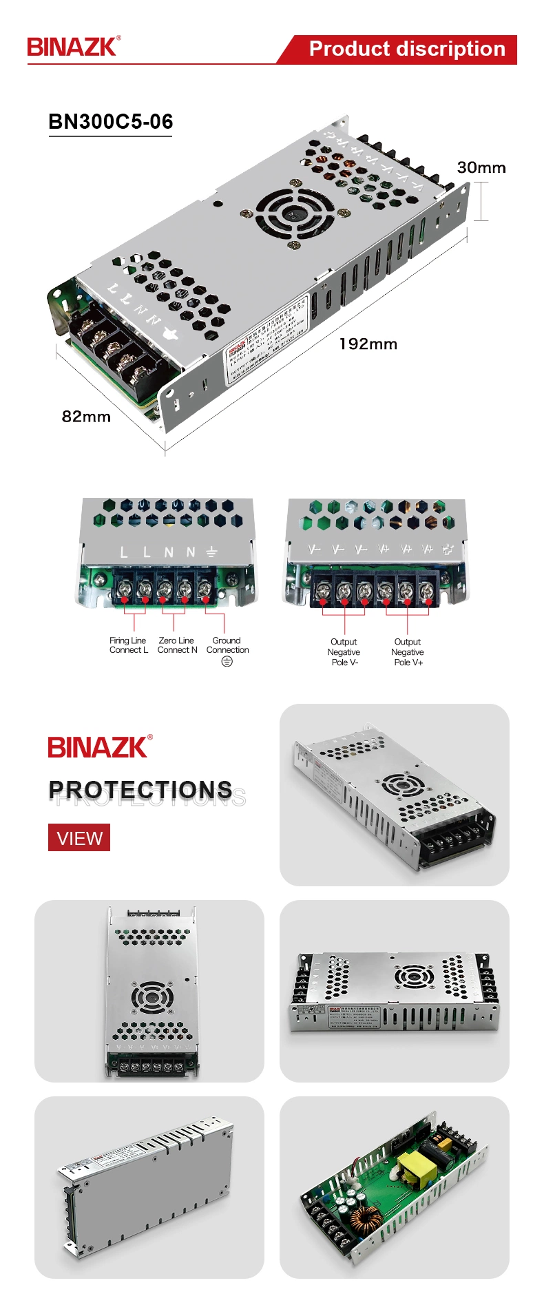 Bina LED Display Power Supply LED TV Universal Power Supply 5 V