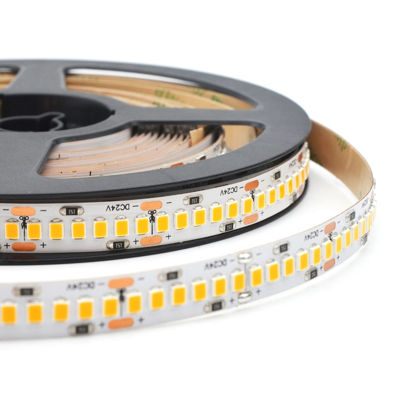 High Brightness DC12V 24V SMD2835 240LEDs/M Waterproof IP65 Flexible LED Strip Light TV Backlight Decoration Wholesale LED Light Strip