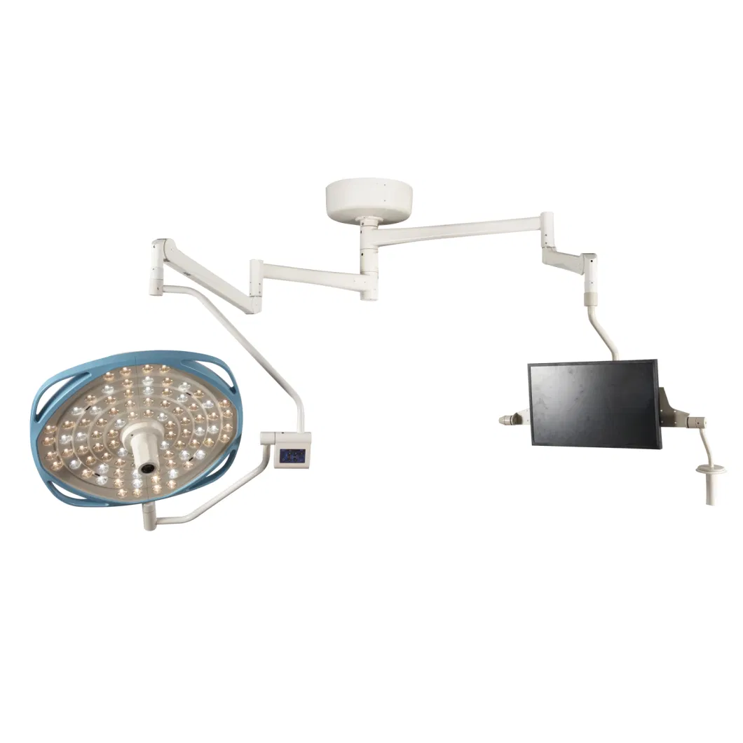 Ceiling Type Shadowless Medical Surgical Light with Suspended Camera and Monitor