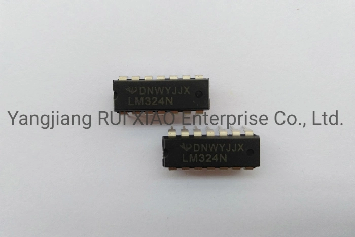 IC Lm324n Quad Operational Amplifier DIP-14 Electronic Components, Integrated Circuit, Temperature Sensor