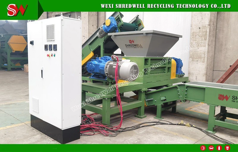 Fully Automatic Home Appliances Recycling Machine Scrap TV Shredding Equipment