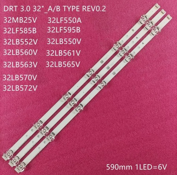 New 6 PCS Set LED Backlight Strip for LG 43 Lh 60_Hhd_a 60_Hhd_B Ssc_43inch_FHD_a B Eav63452402