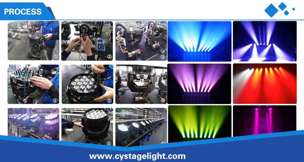 19X15W LED Zoom Moving Head Stage Lighting