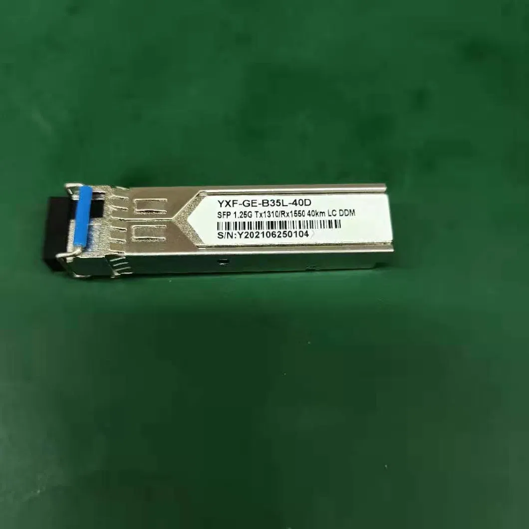 LC SFP Transceiver 1.25g Tx1550nm/Rx1310nm 40km Bidi SFP Module