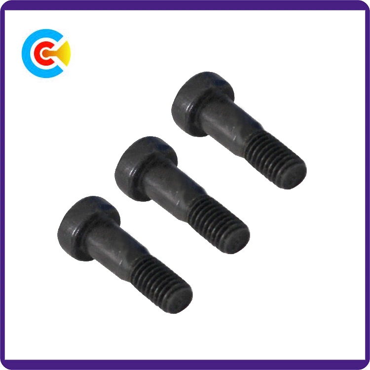 Black Zinc Carbon Steel/4.8/8.8/10.9 Fastener M12 Round Head Cross Screws