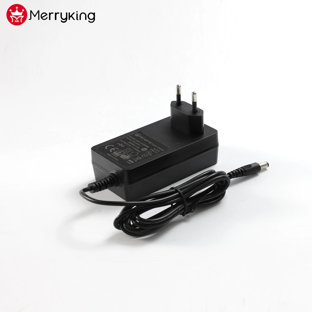 EU Market Wallmounted Portable AC Adapter 24volt 2000mA 48watt Power Supply for LCD TV 24V