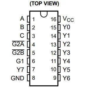 IC 74LV Series Logic Chip/Sn74LV138A 3 Line to 8 Line Decoder Sop-16 IC Chip, Electronic Components