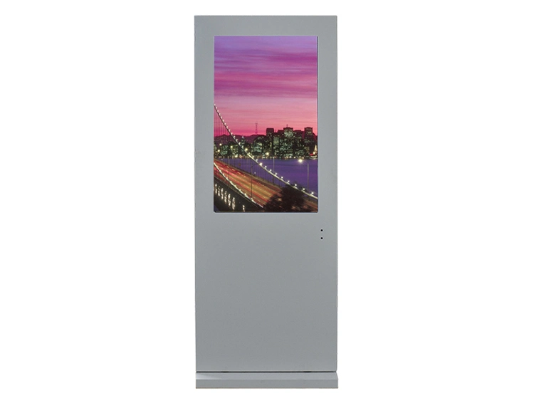 Advertising Media TV 43 Inch Air-Cooled Vertical Screen Floor Outdoor Advertising Machine LED Digital Signage Advertising Equipment LCD Video Wall