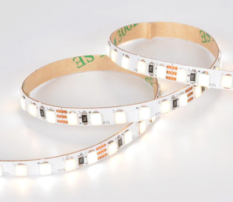 New arrival LED strip light CCT 2835 156LED/M 5mm flexible LED strip