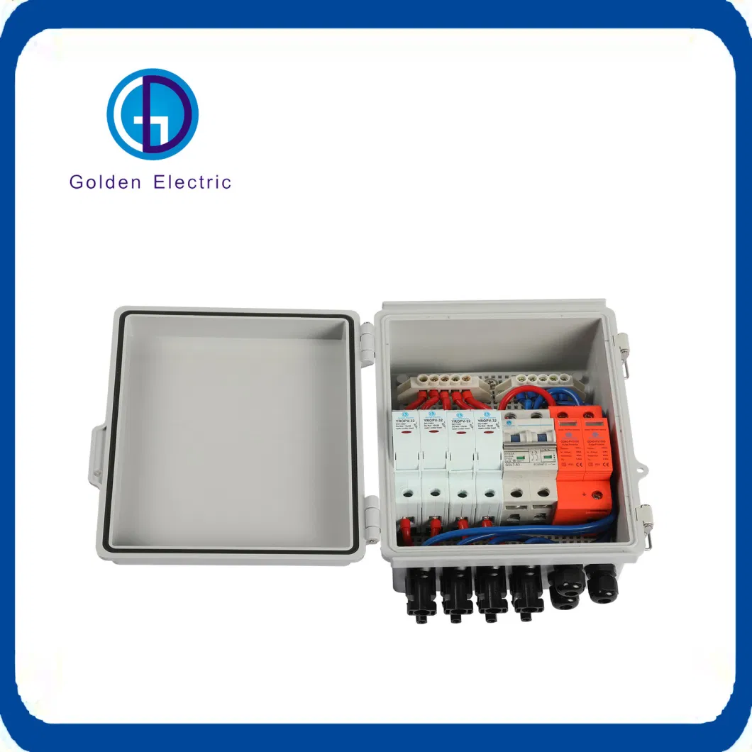 AC/DC Surge Protective Device 20ka-40ka 2p 3p 4p SPD for Power System Lightning Protection DIN Rail Installation