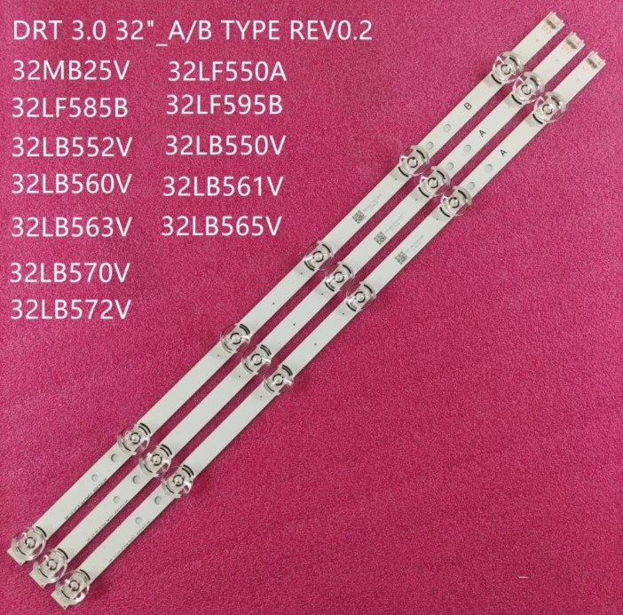 for LG 60 Inch LED TV Backlight Bar Strip Drt 3.0 60&quot;-a -B Type Rev01 6A+6b 12PCS Each Set Backlight