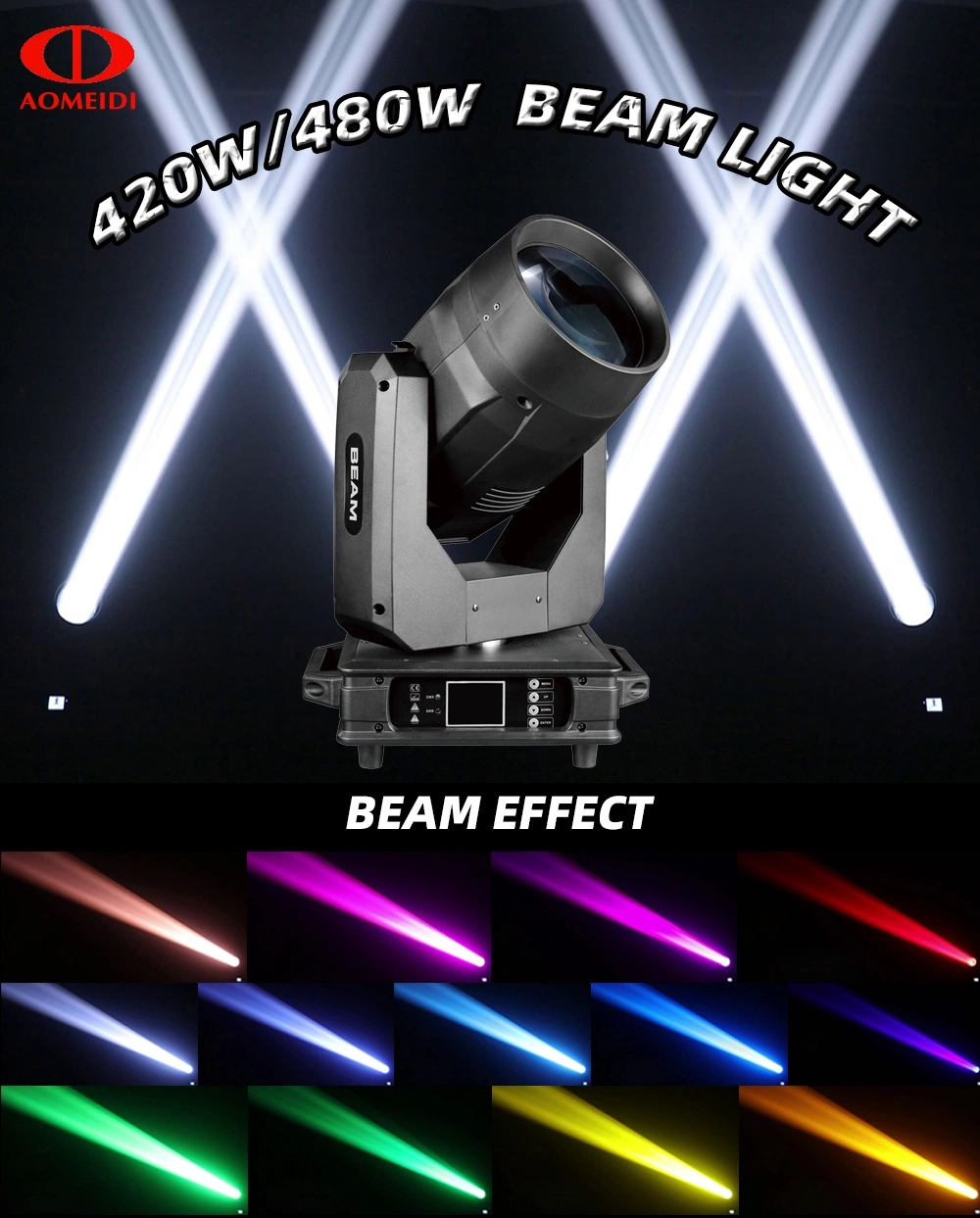 420W Beam Disco Stage Effect Lighting DJ Lights Moving Head Light