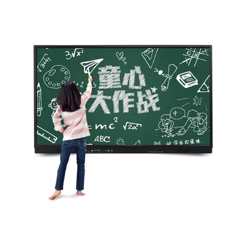 55 Inch Interactive Touch Screen Smart TV and Electronic Whiteboard Display Equipment for Meeting Conference and Classroom Teaching Education