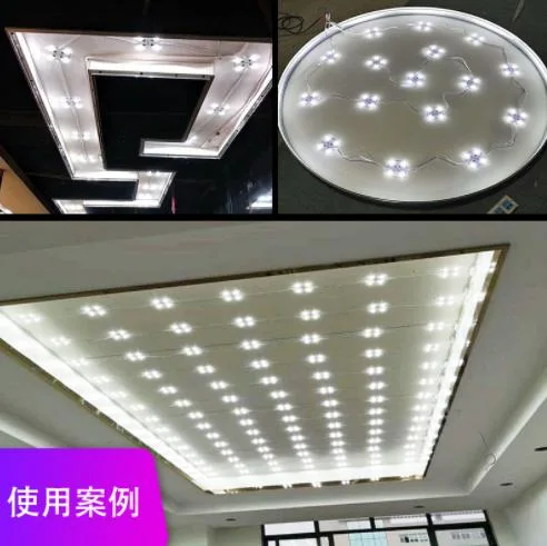 LED Diffuse Reflection Blockchain Light Strip High-Brightness Soft Film Ceiling Light Box Backlight 12V Module Hard Light Strip Light Strip