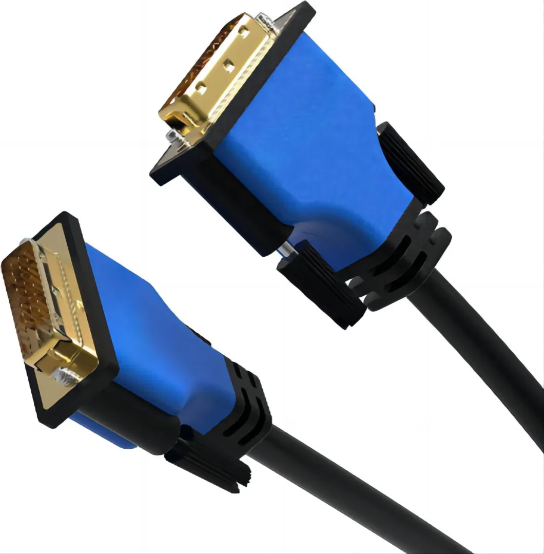 DVI to DVI Cable 6FT 2-Pack, DVI-D to DVI-D Dual Link Cable DVI Cord with Ferrites for Gaming, Monitor, Laptop