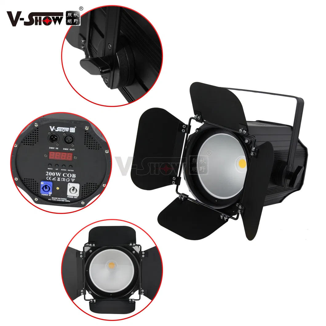 V-Show 200W COB Fresnel LED Spotlight Dimming Bar