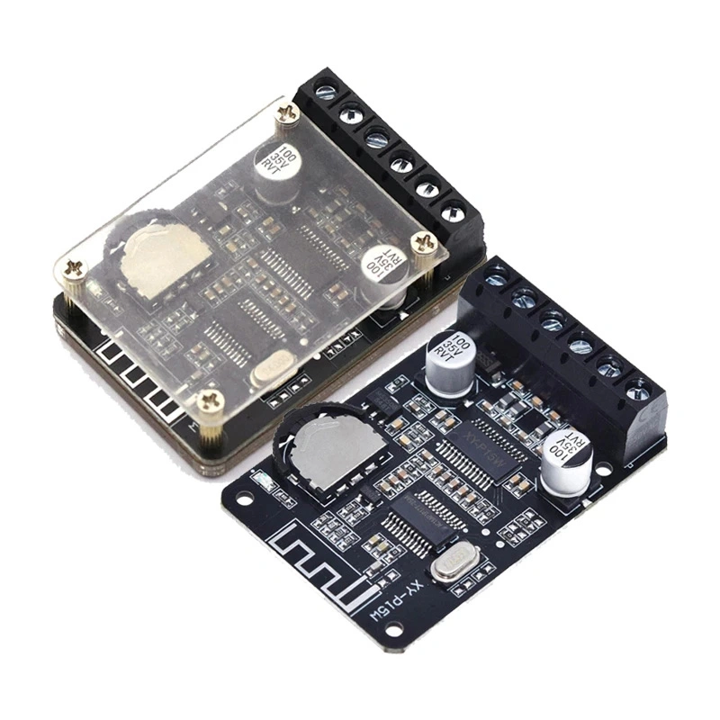 10W/15W/20W Stereo Bluetooth Power Amplifier Board 12V/24V High Power Digital Amplifier Module XY-P15W