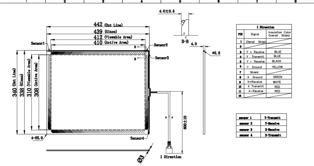 Touch Panel/Saw Touch Screen Touch Kit 8.4&prime;&prime;-32&quot; Saw Touch Screen