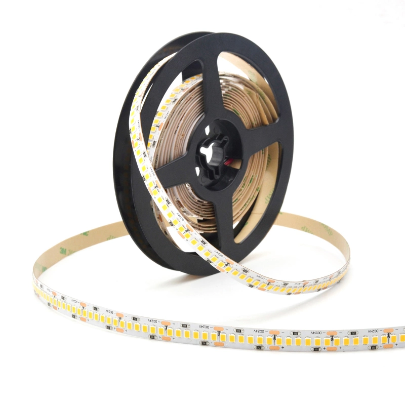 High Brightness DC12V 24V SMD2835 240LEDs/M Waterproof IP65 Flexible LED Strip Light TV Backlight Decoration Wholesale LED Light Strip