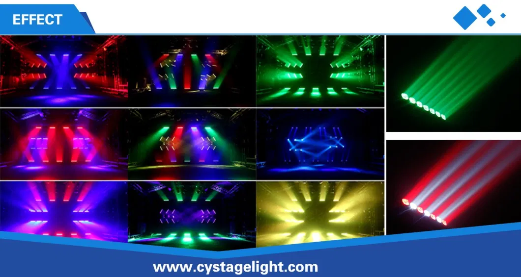 LED Magic Pixel Blade 7X15W RGBW 4in1 LED Bar Beam Moving Head Light for Stage Decoration