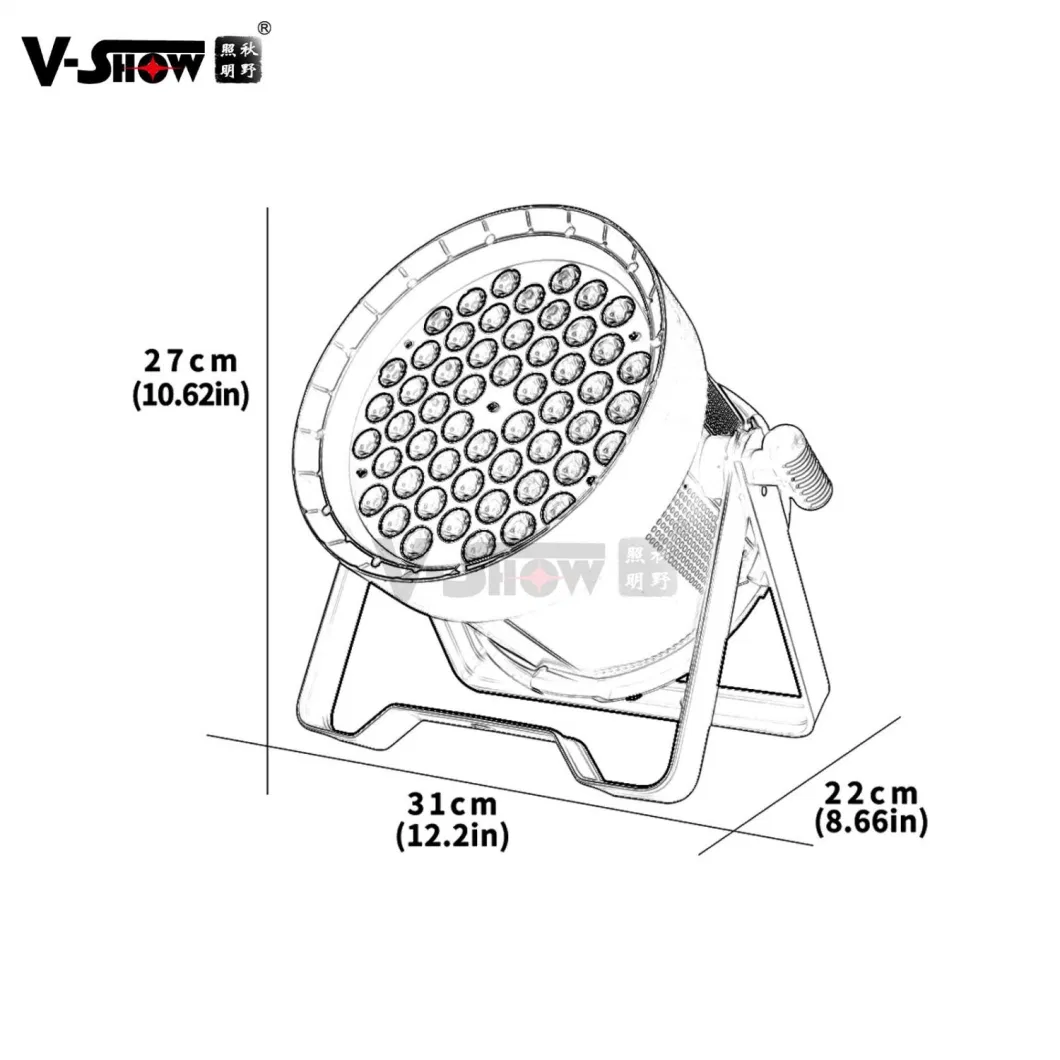 V-Show 54*5 Watt LED Disco DJ PAR Light Ambient Light